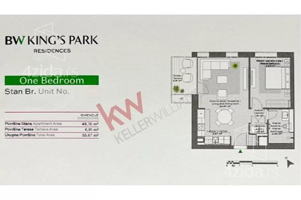 Dvosoban stan | 4zida