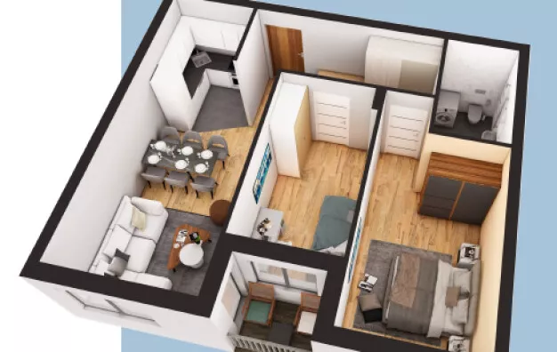 Trosoban stan | 4zida