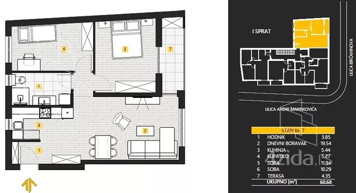 Dvoiposoban stan | 4zida