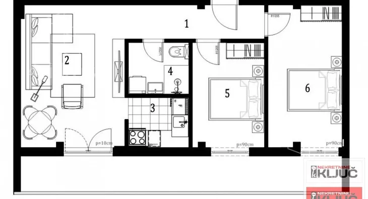 Trosoban stan | 4zida