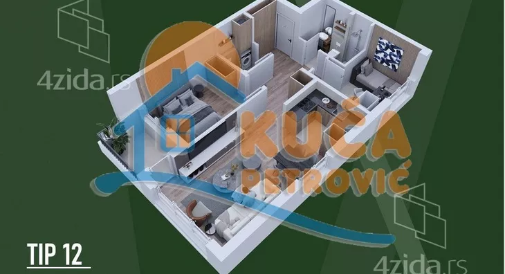 Dvoiposoban stan | 4zida