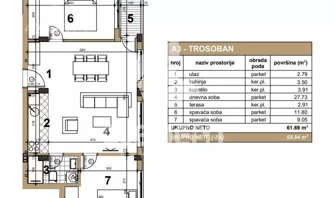 Dvoiposoban stan | 4zida