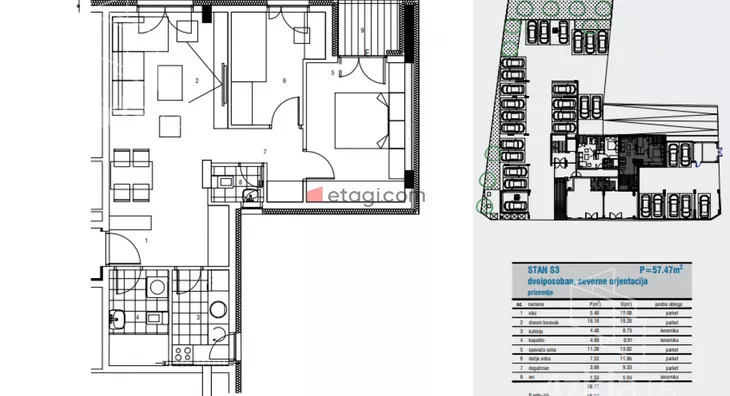 Dvosoban stan | 4zida
