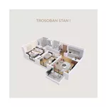 Trosoban stan | 4zida