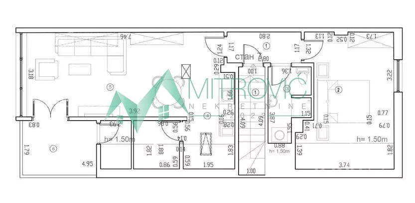 Dvosoban stan | 4zida