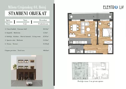 Miloša Crnjanskog 64 | 4zida.rs