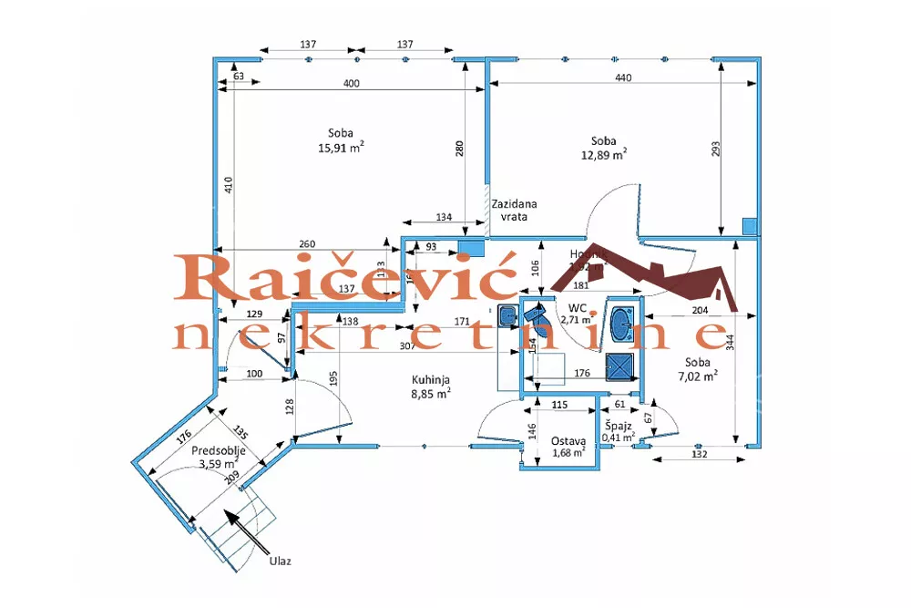 Trosoban stan | 4zida