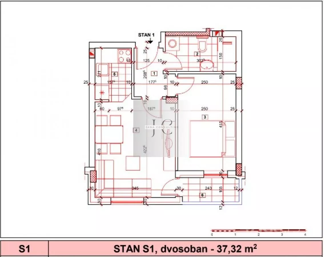 Dvosoban stan | 4zida