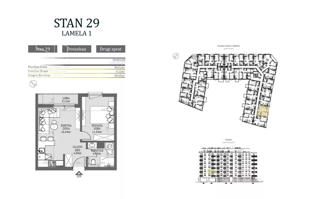 Dvosoban stan | 4zida