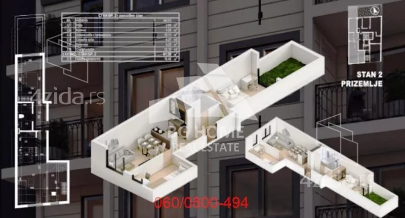 Dvoiposoban stan | 4zida