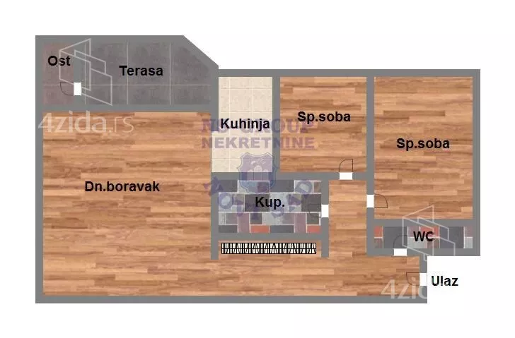 Trosoban stan | 4zida