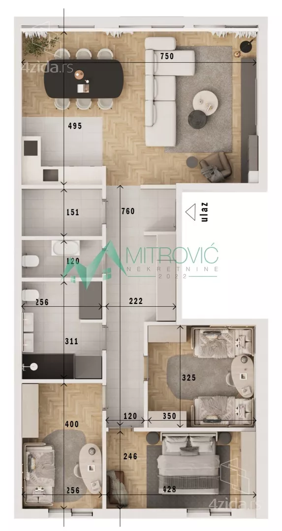 Četvorosoban stan | 4zida