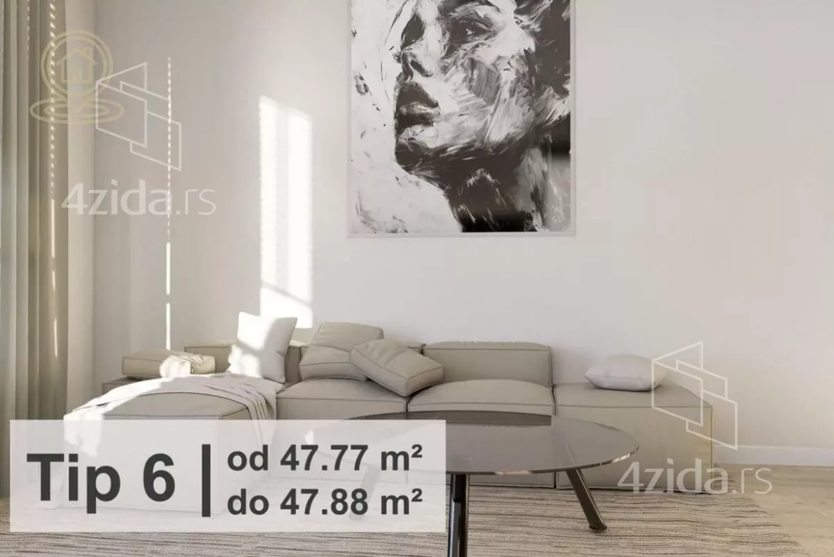 Jednoiposoban stan | 4zida