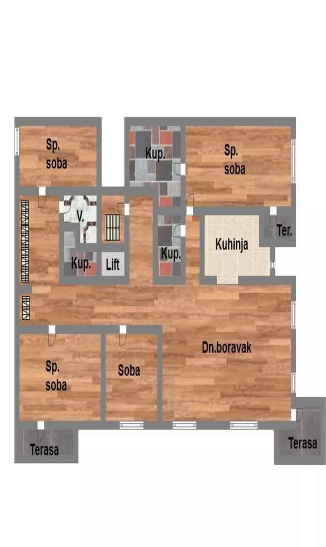 Petosoban stan | 4zida