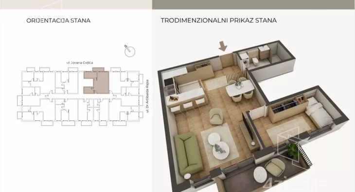 Dvosoban stan | 4zida