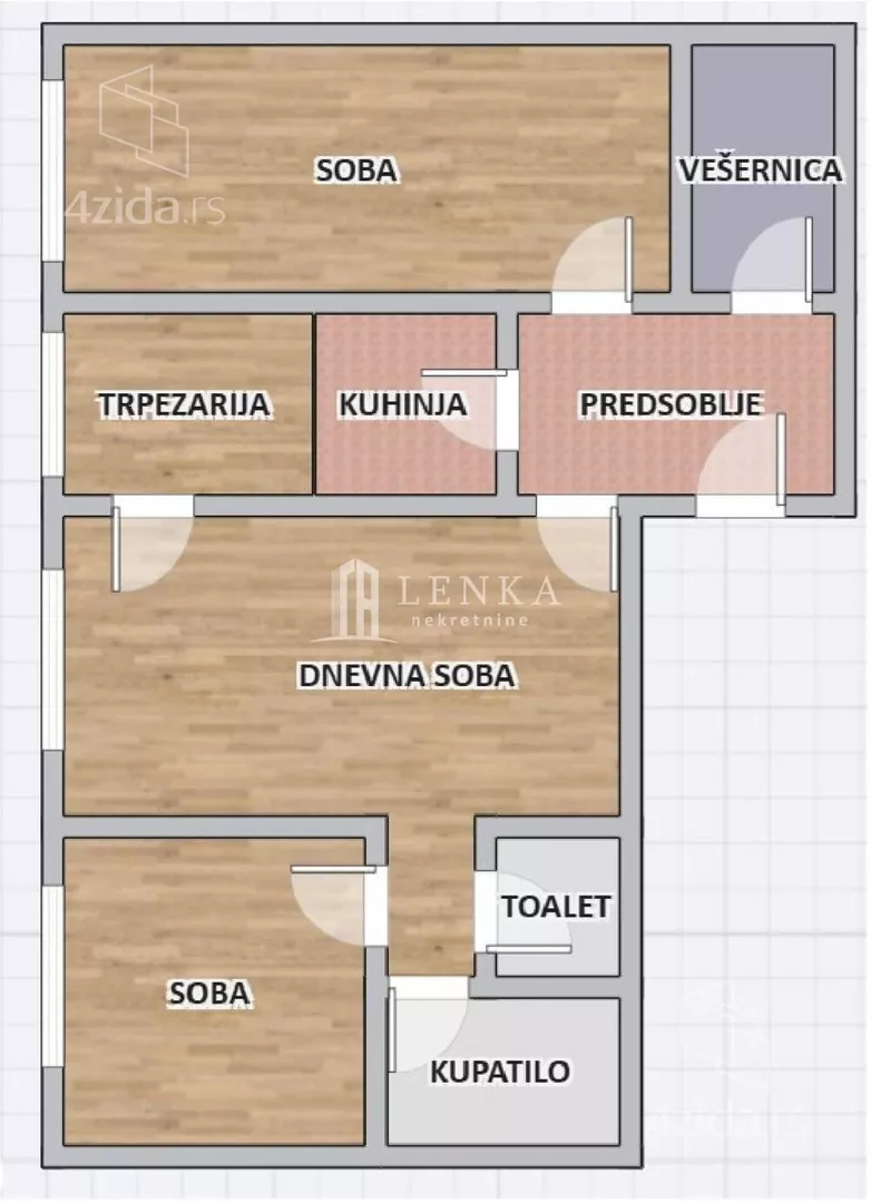 Trosoban stan | 4zida