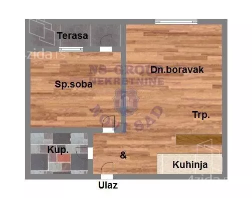 Dvosoban stan | 4zida