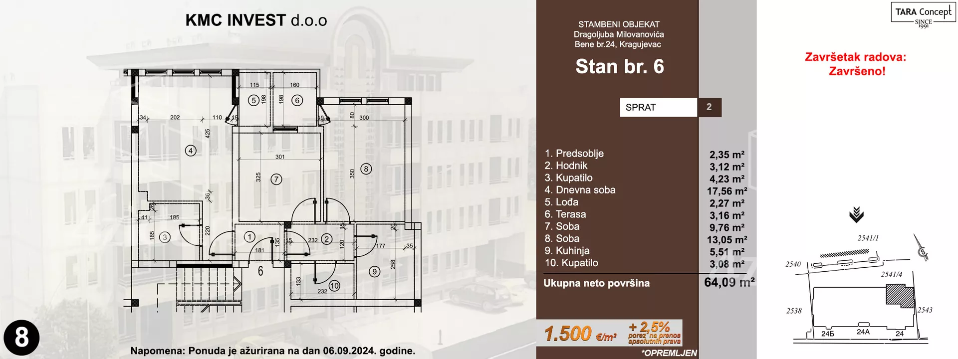 Trosoban stan | 4zida