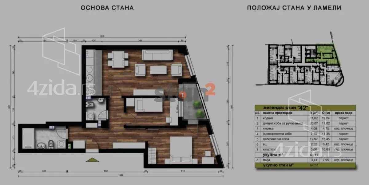 Dvoiposoban stan | 4zida