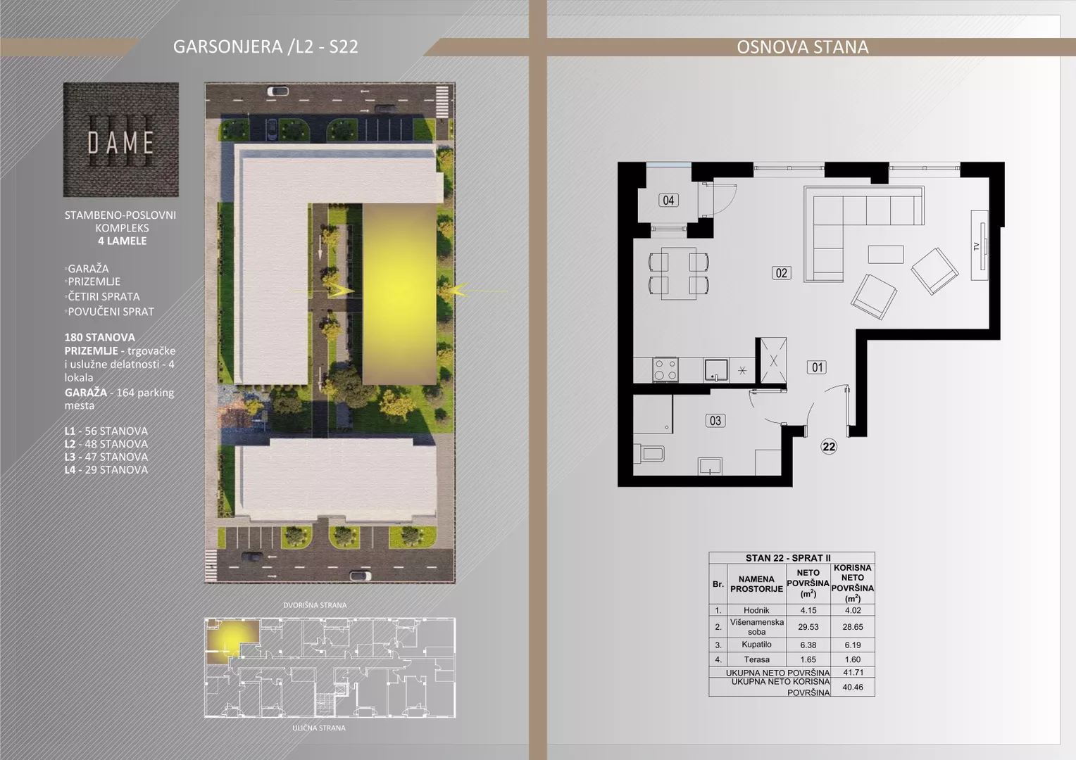 Jednosoban stan | 4zida