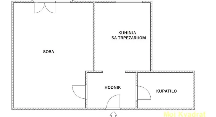 Jednosoban stan | 4zida