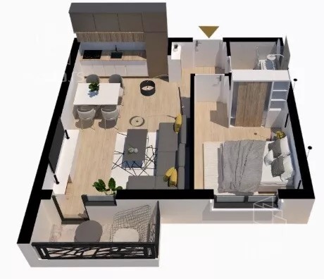 Jednoiposoban stan | 4zida