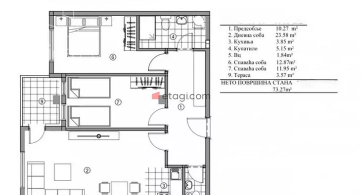 Dvoiposoban stan | 4zida