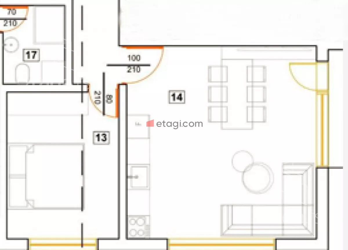 Jednoiposoban stan | 4zida