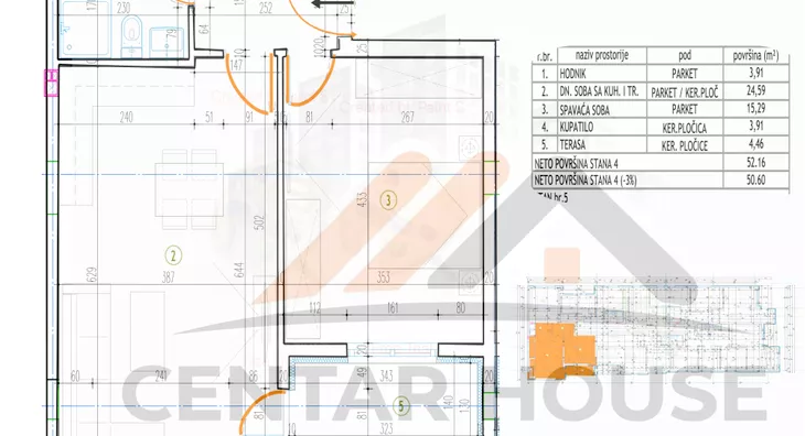 Dvosoban stan | 4zida