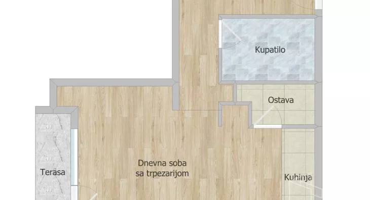 Dvosoban stan | 4zida