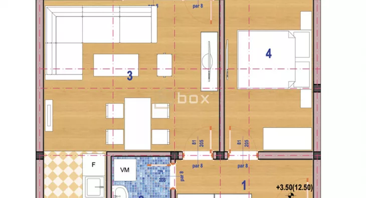 Jednoiposoban stan | 4zida