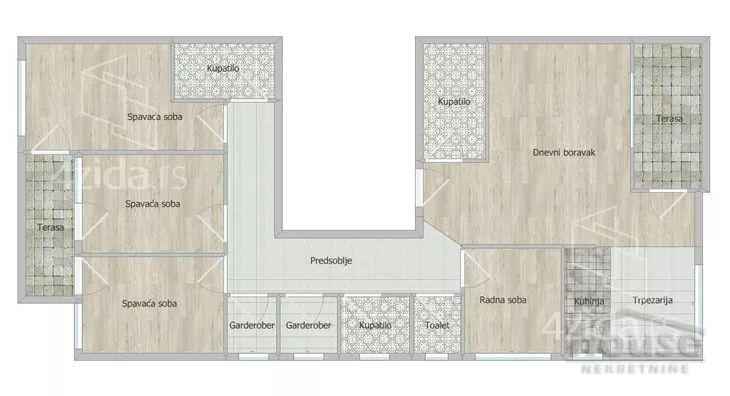 Petosoban stan | 4zida