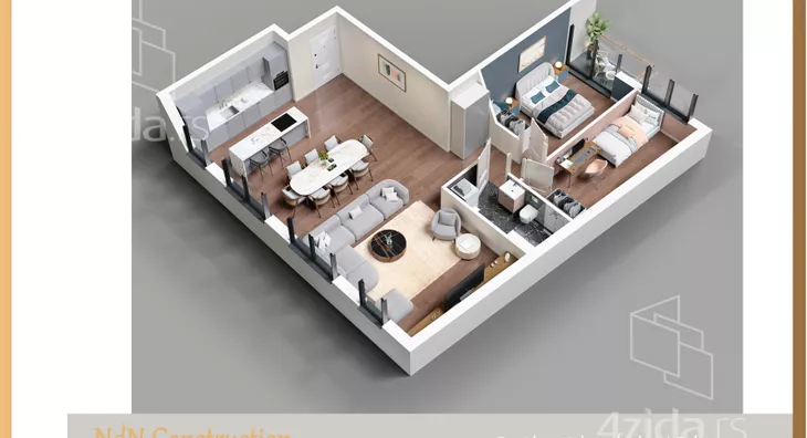 Trosoban stan | 4zida