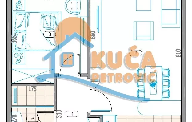 Dvosoban stan | 4zida