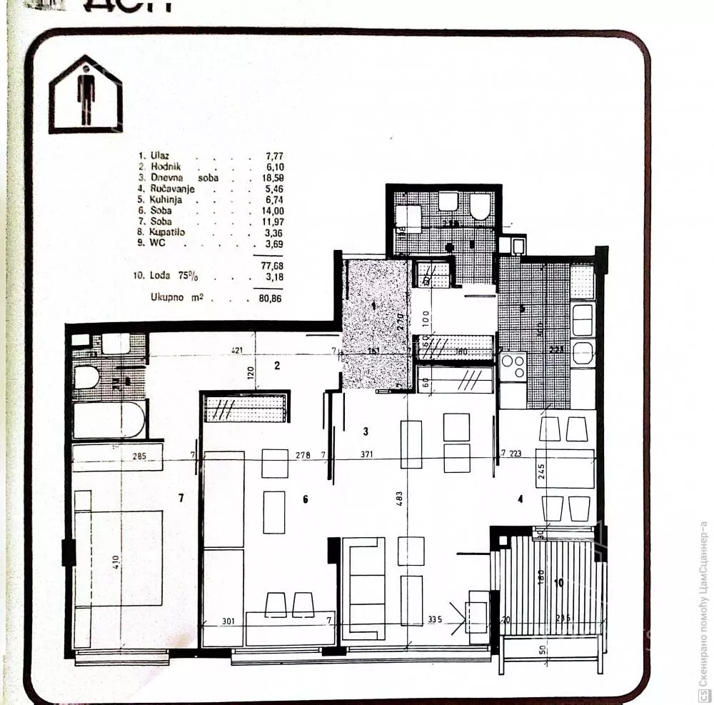 Trosoban stan | 4zida