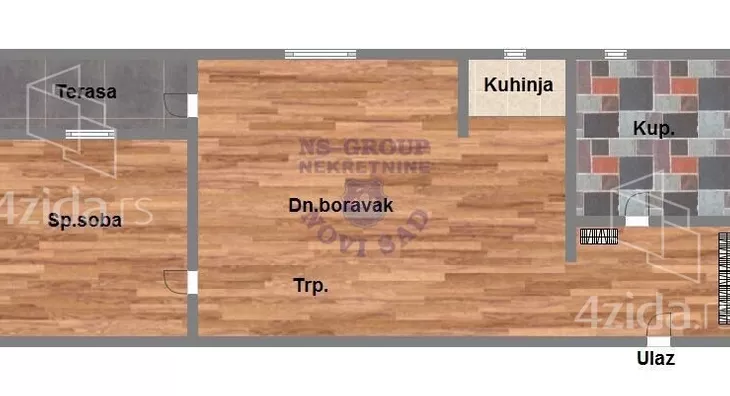 Jednoiposoban stan | 4zida