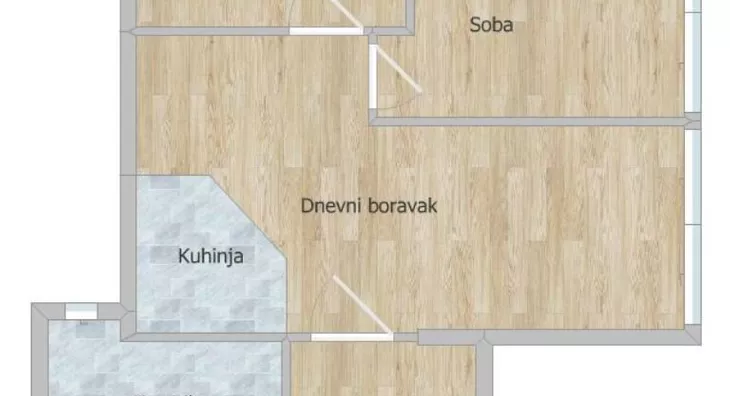 Dvoiposoban stan | 4zida