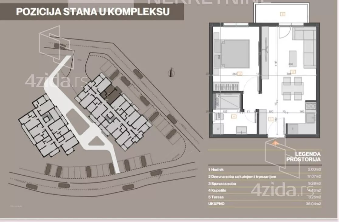 Jednosoban stan | 4zida