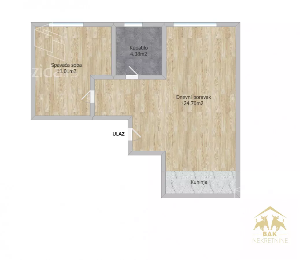 Dvosoban stan | 4zida