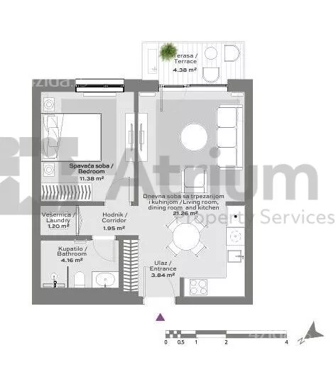 Dvosoban stan | 4zida