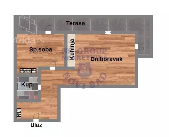 Dvosoban stan | 4zida