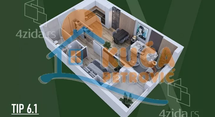 Dvosoban stan | 4zida