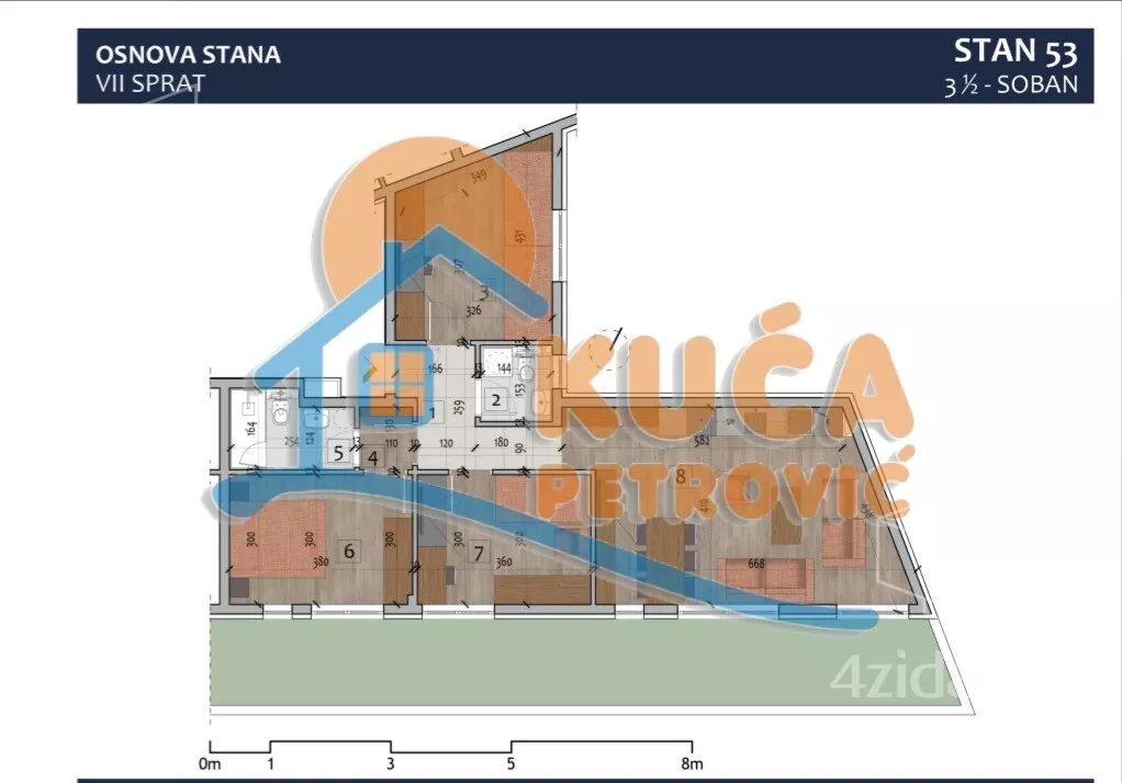 Troiposoban stan | 4zida