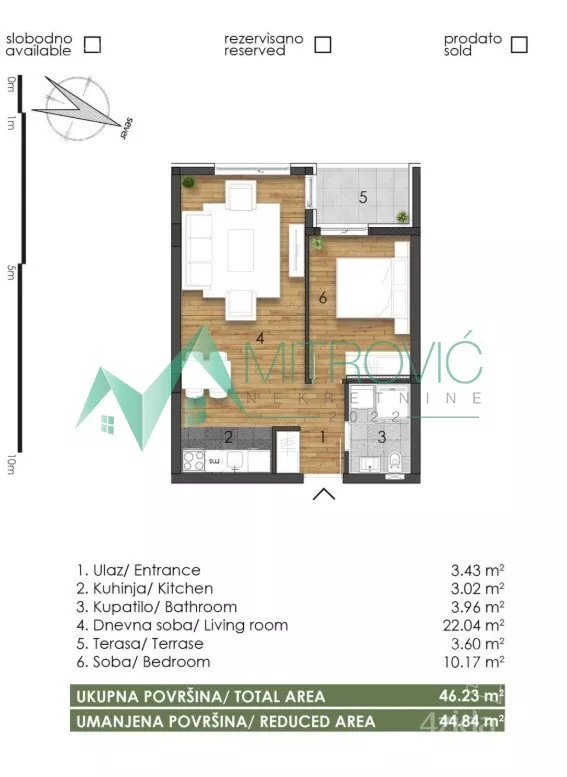 Dvosoban stan | 4zida