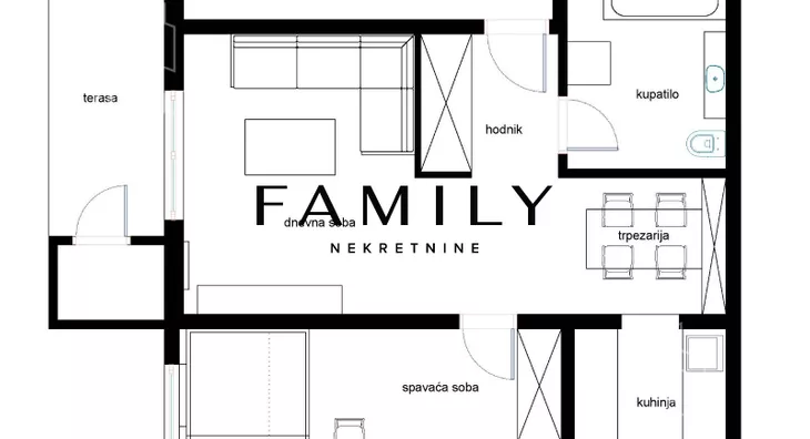 Dvosoban stan | 4zida