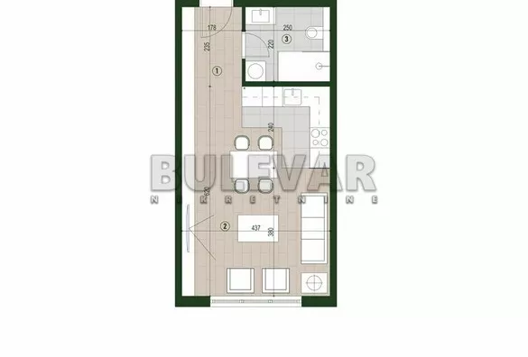 Jednosoban stan | 4zida