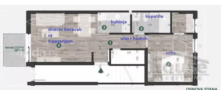 Dvosoban stan | 4zida