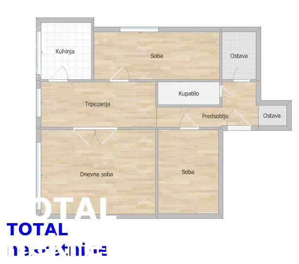 Trosoban stan | 4zida