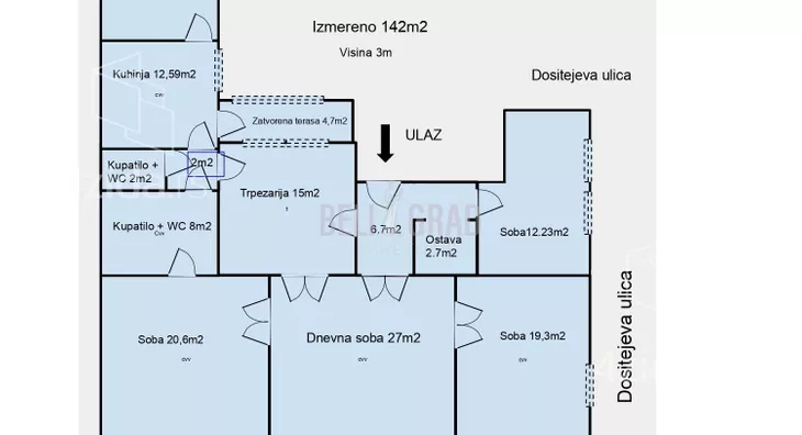 Petosoban stan | 4zida