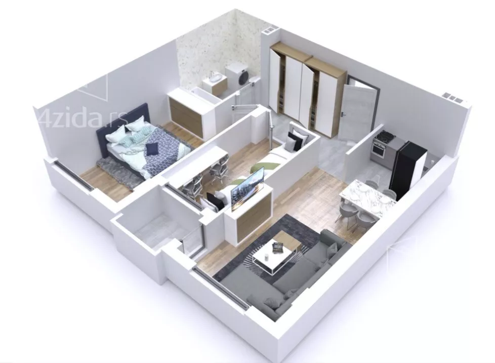 Trosoban stan | 4zida